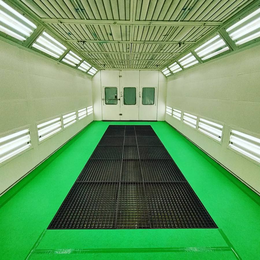 Spray booth serviced by Elite