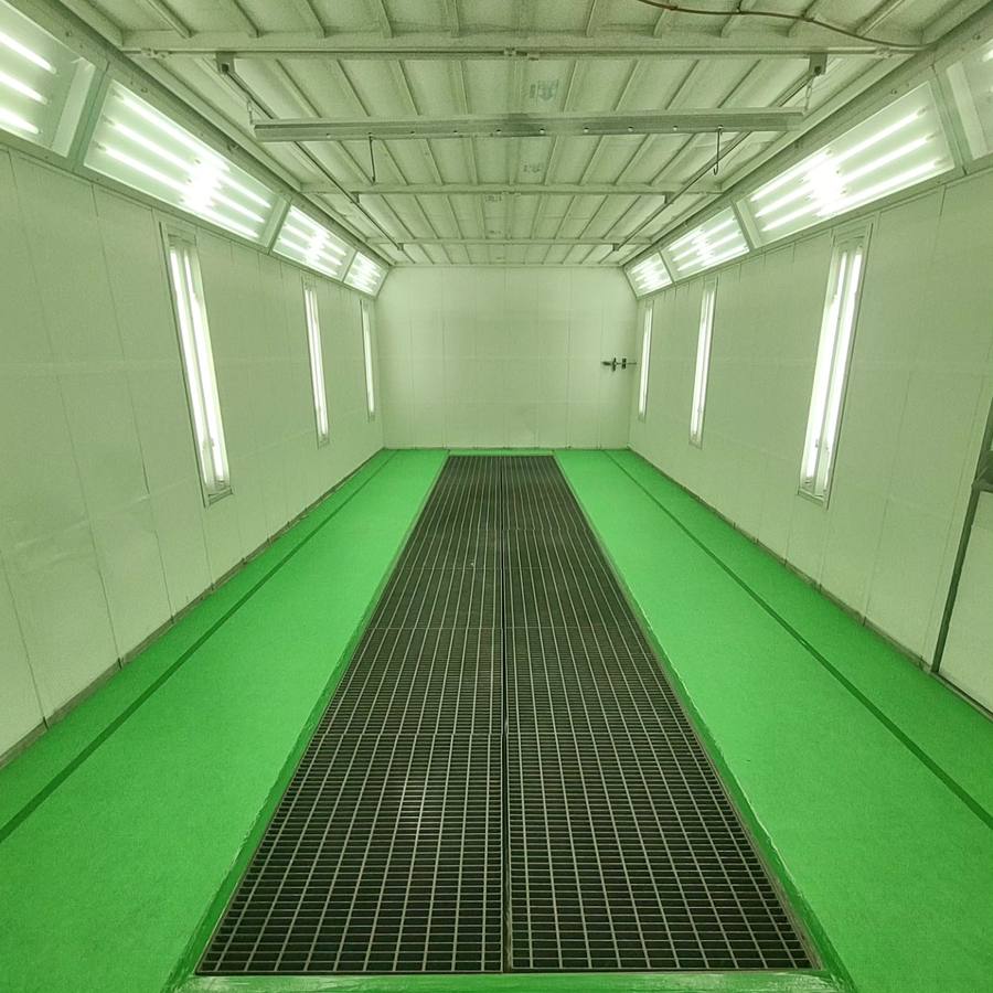 Spray booth serviced by Elite
