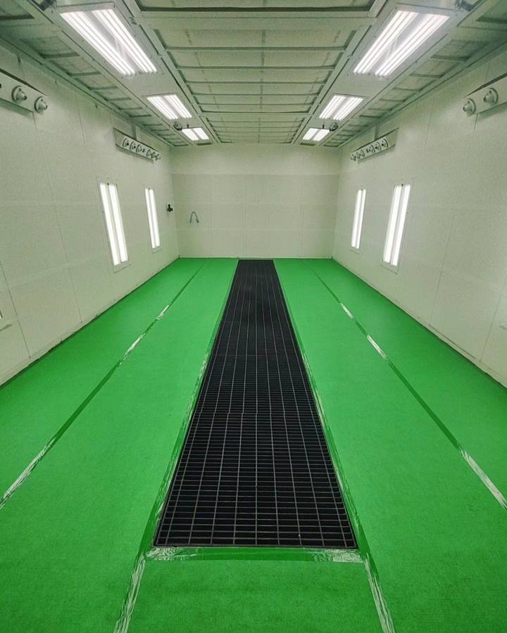 Spray booth serviced by Elite