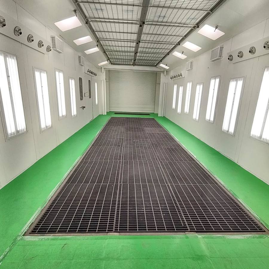 Spray booth serviced by Elite