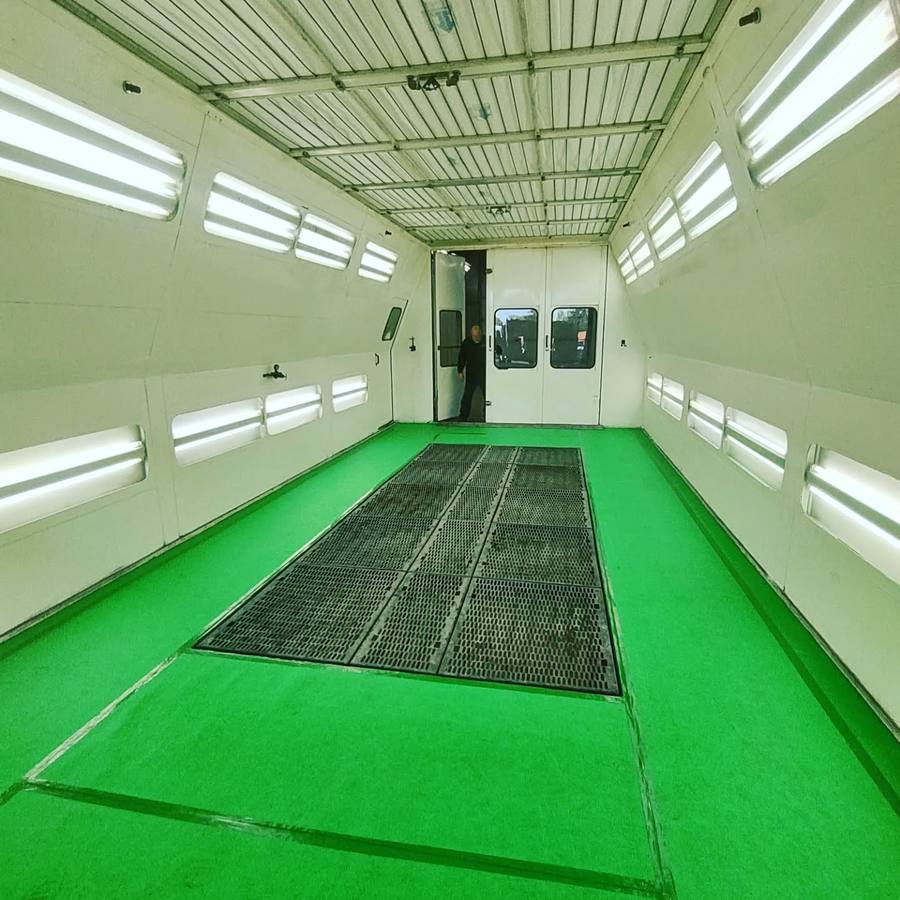 Spray booth serviced by Elite
