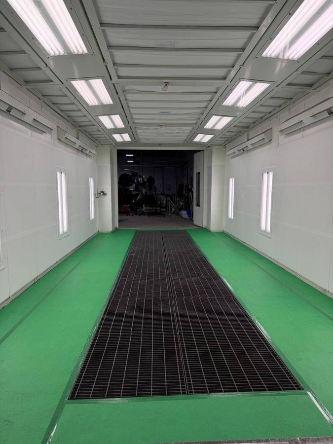 Spray booth serviced by Elite