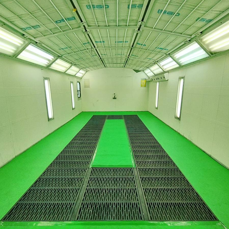 Spray booth serviced by Elite