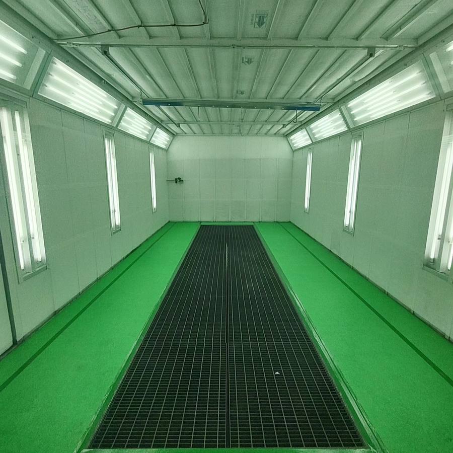 Spray booth serviced by Elite