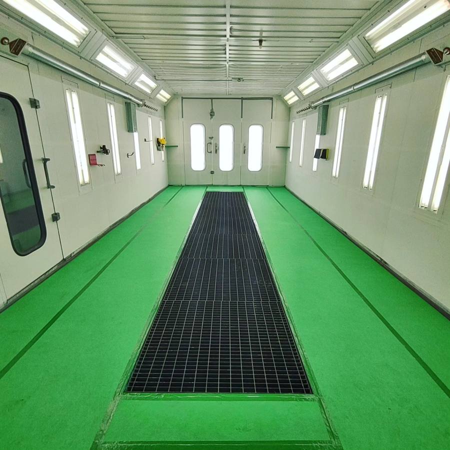 Spray booth serviced by Elite