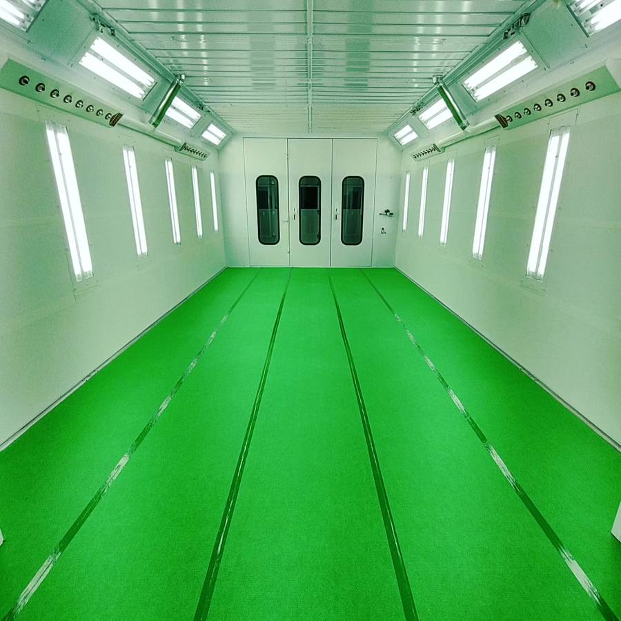 Spray booth serviced by Elite