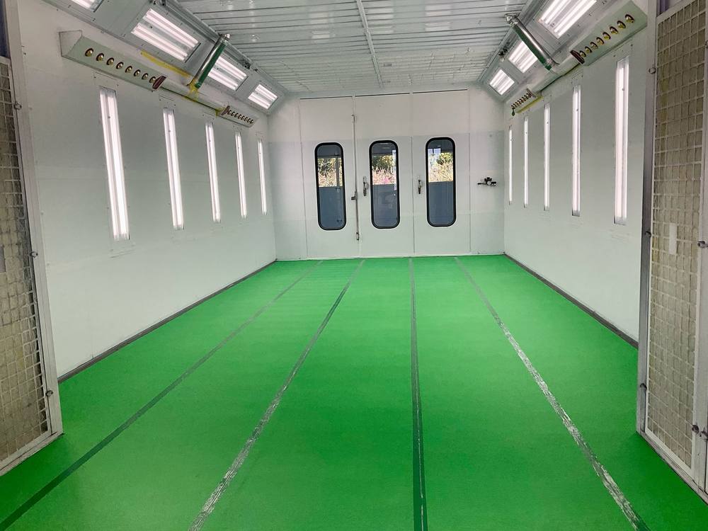 Spray booth serviced by Elite