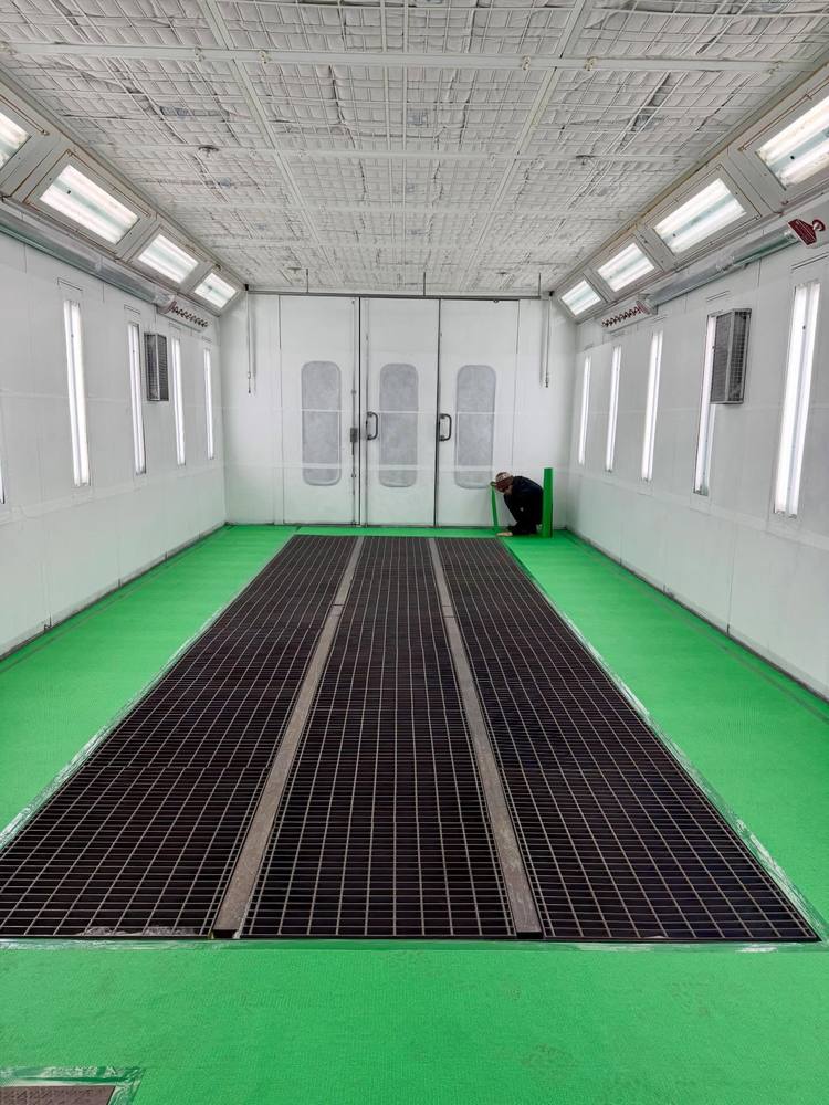 Spray booth serviced by Elite