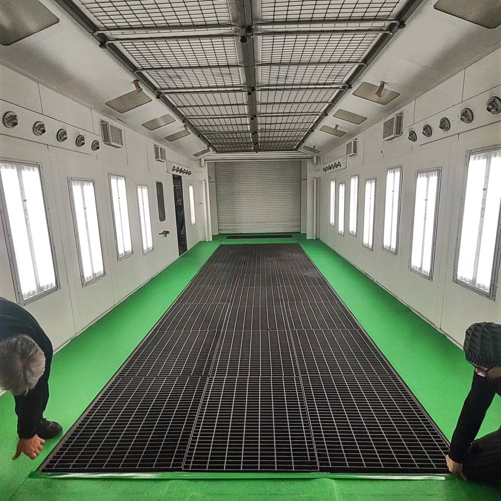 Spray booth serviced by Elite