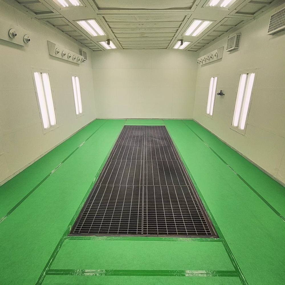 Spray booth serviced by Elite