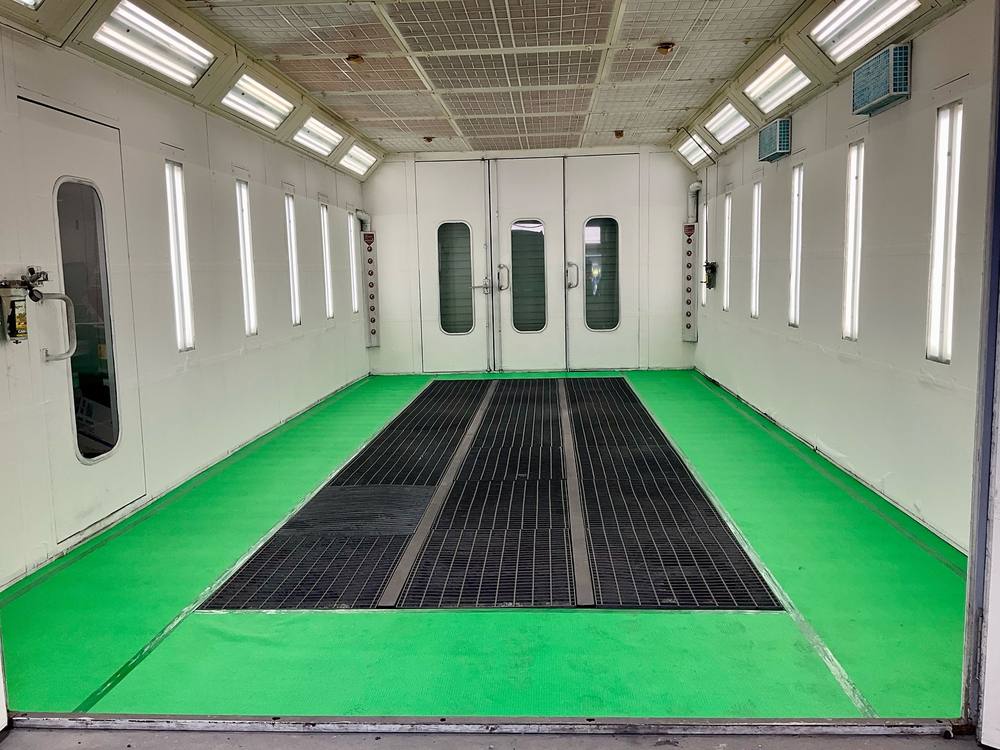 Spray booth serviced by Elite