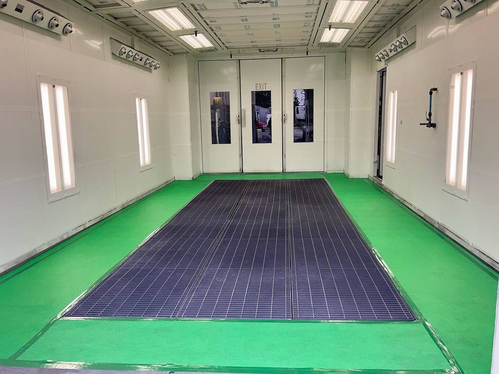 Spray booth serviced by Elite