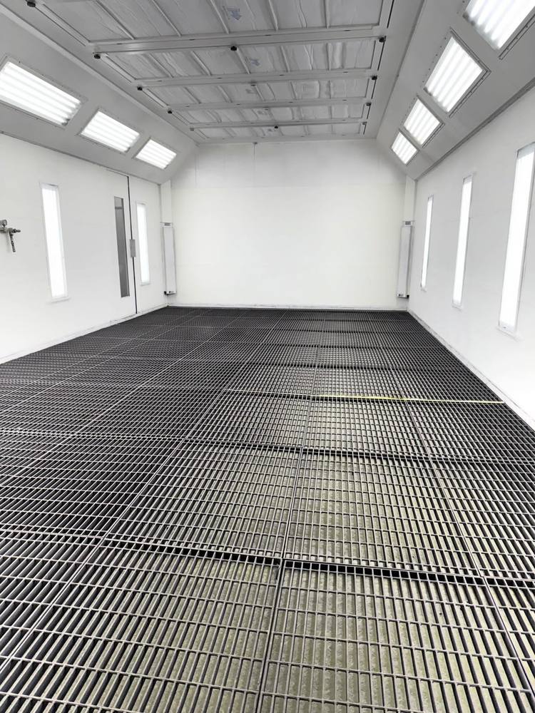 Spray booth serviced by Elite