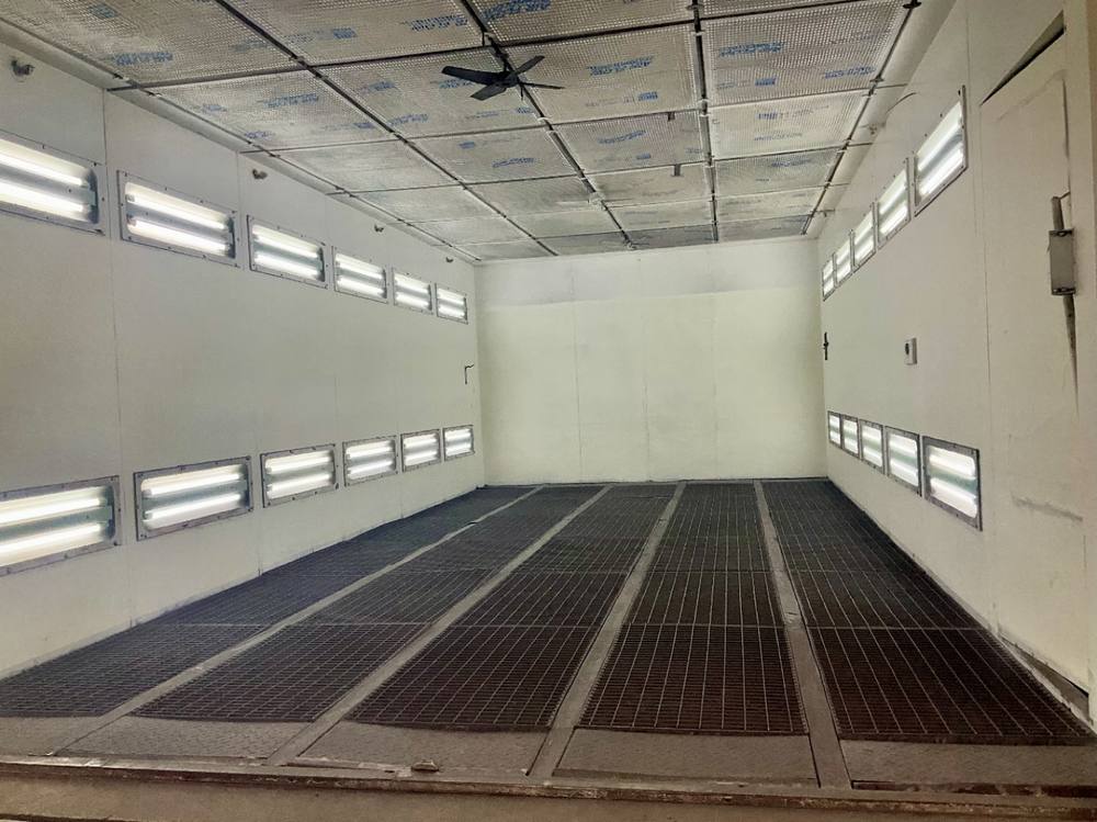 Spray booth serviced by Elite