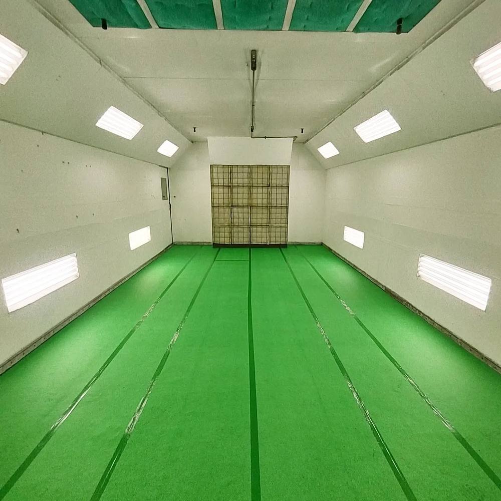 Spray booth serviced by Elite