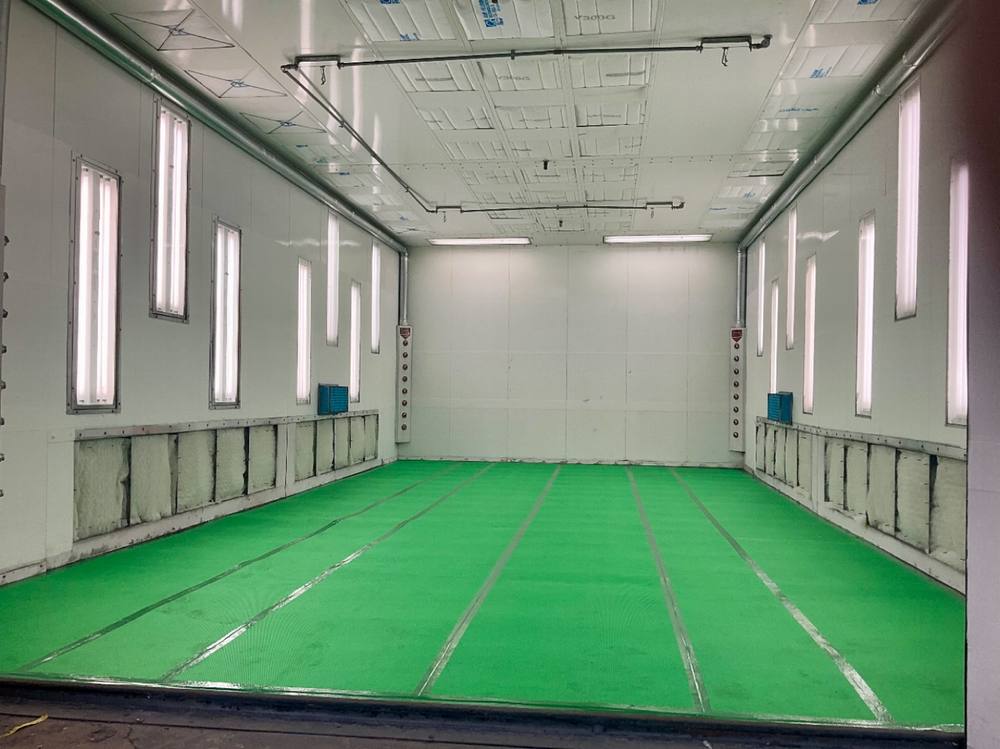 Spray booth serviced by Elite