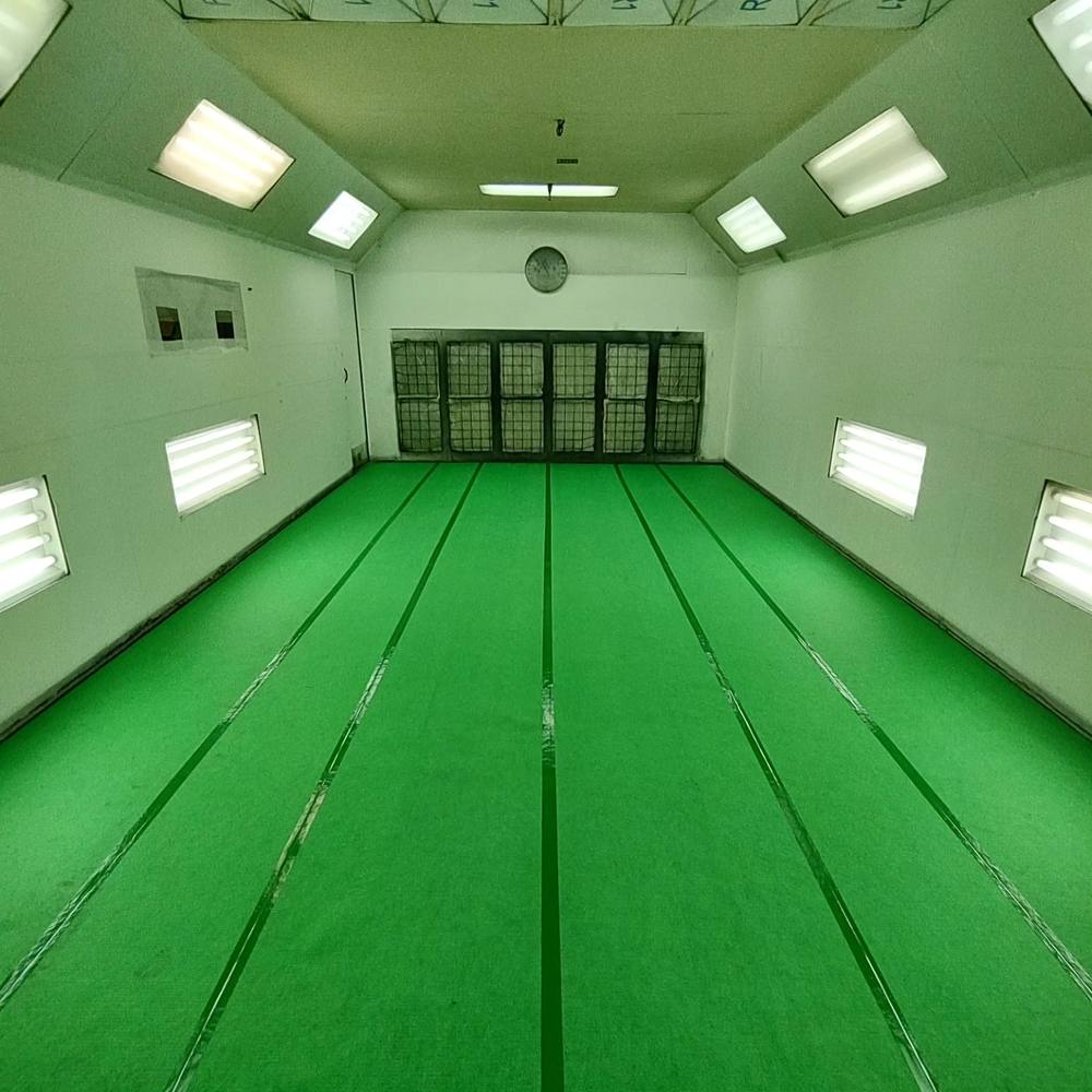 Spray booth serviced by Elite