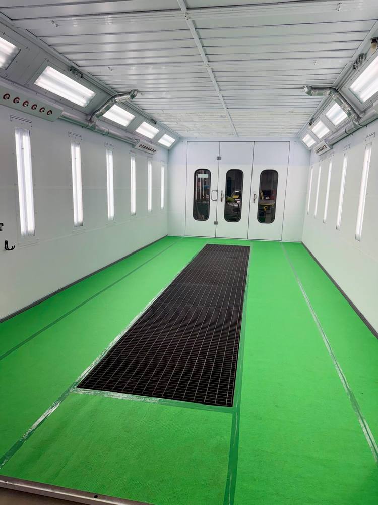 Spray booth serviced by Elite