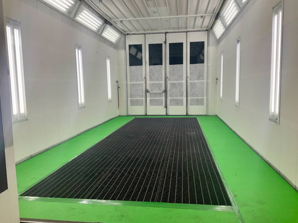 Spray booth serviced by Elite