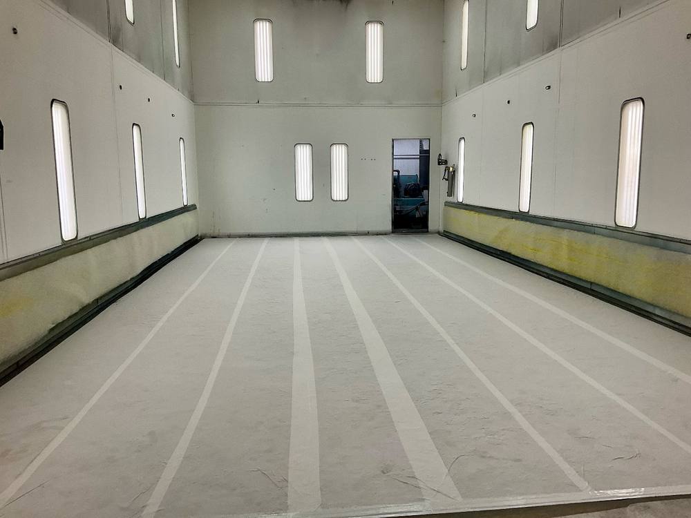 Truck booth serviced by Elite