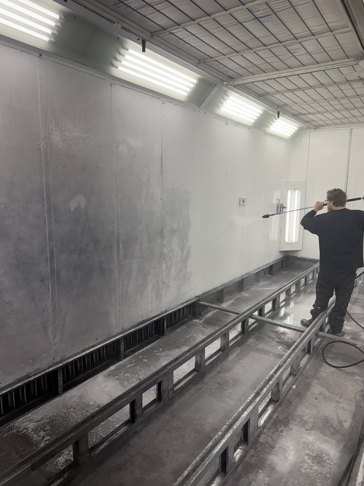 Power wash work by the Elite crew